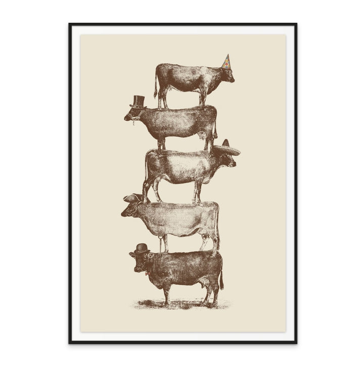 Cow Cow Nuts Art Print