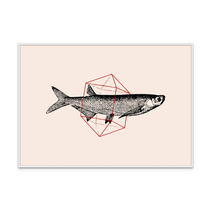 Fish In Geometrics NAo2 Art Print