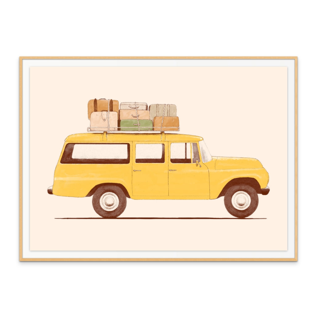 Summer Car Art Print