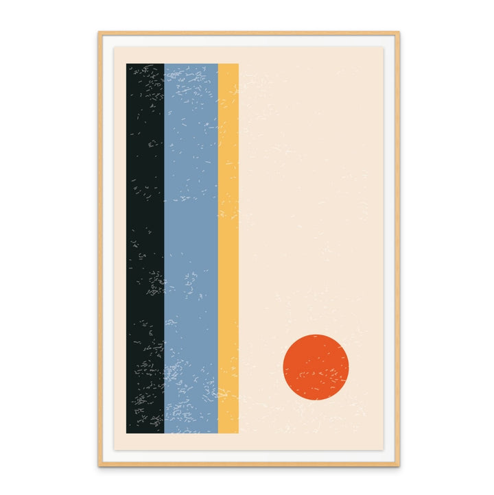 Minimal Abstract Shapes Series #20 Art Print