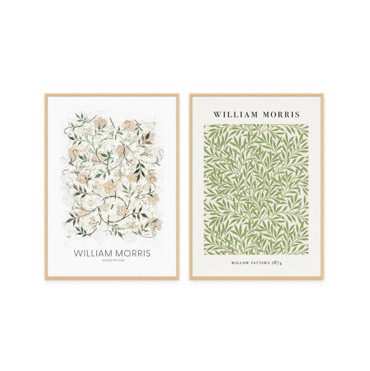 Set "Jasmine" + "Willow Pattern" Art Prints