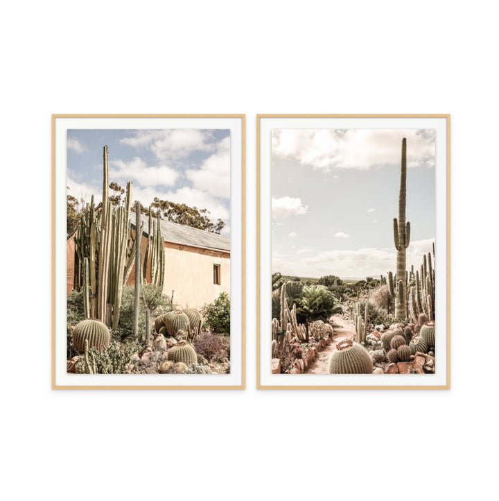 Set "Desert Cathedral" + "Cactus Farm" Art Prints