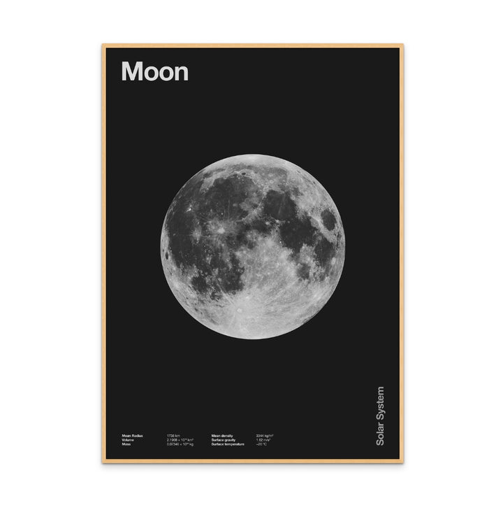 Solar System Moon Art Print