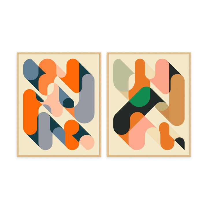 Set "Geometrics" Art Prints