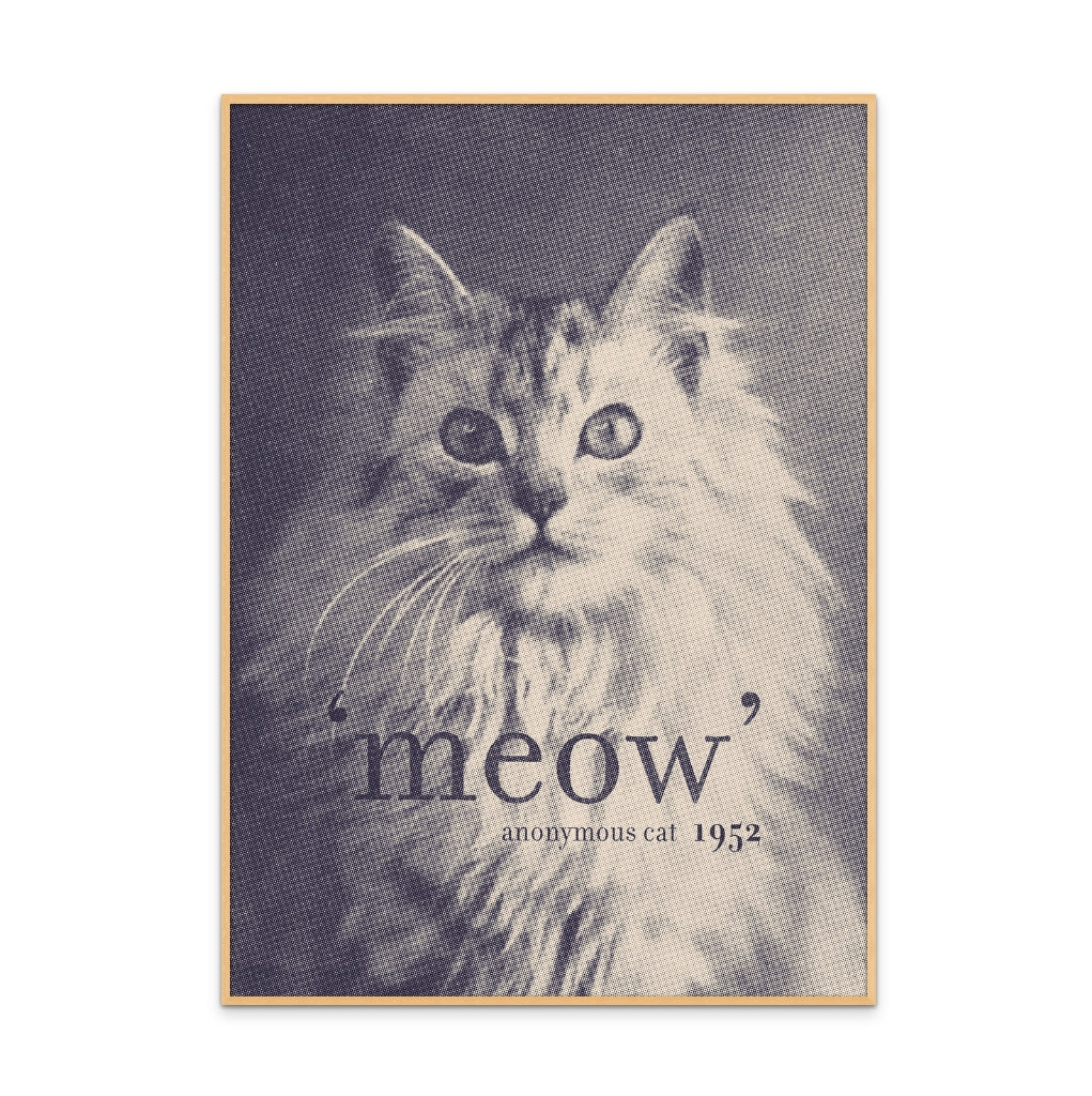 Famous Quote Cat Art Print