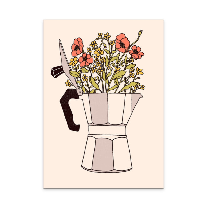 Moka Flowers Art Print