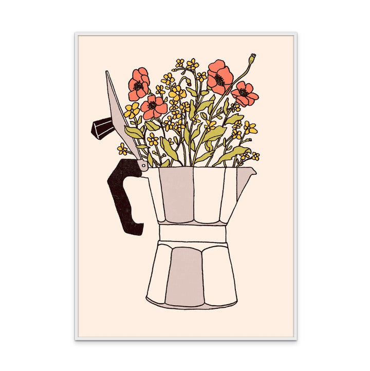 Moka Flowers Art Print