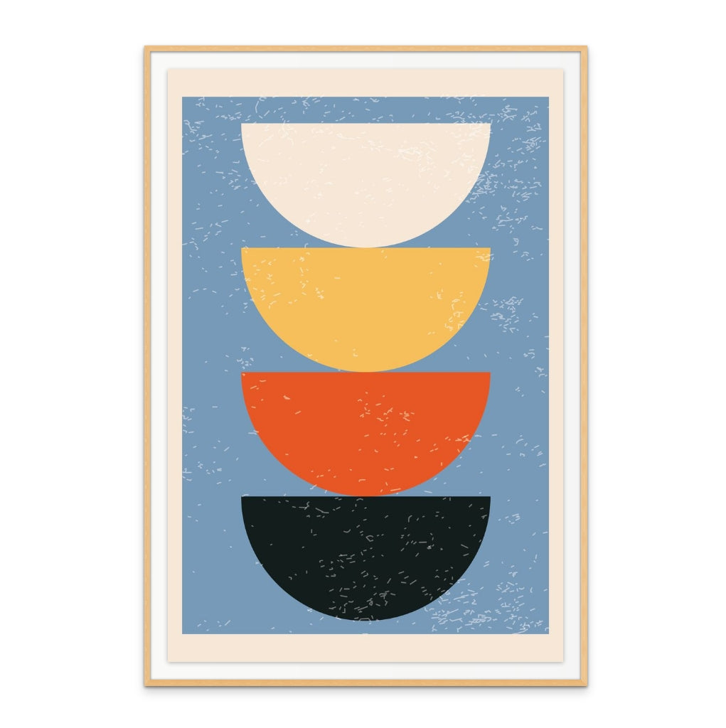 Minimal Abstract Shapes Series #21 Art Print