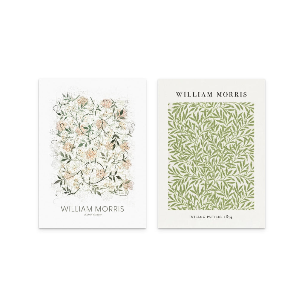 Set "Jasmine" + "Willow Pattern" Art Prints