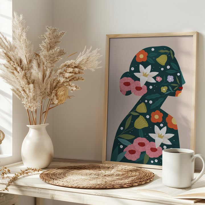 Filled With Flowers Art Print