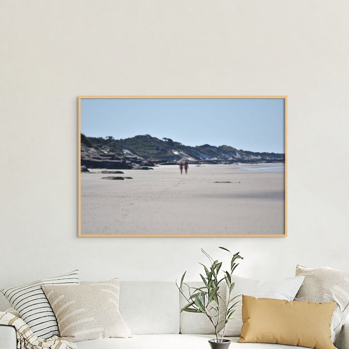 Beach Walk Art Print