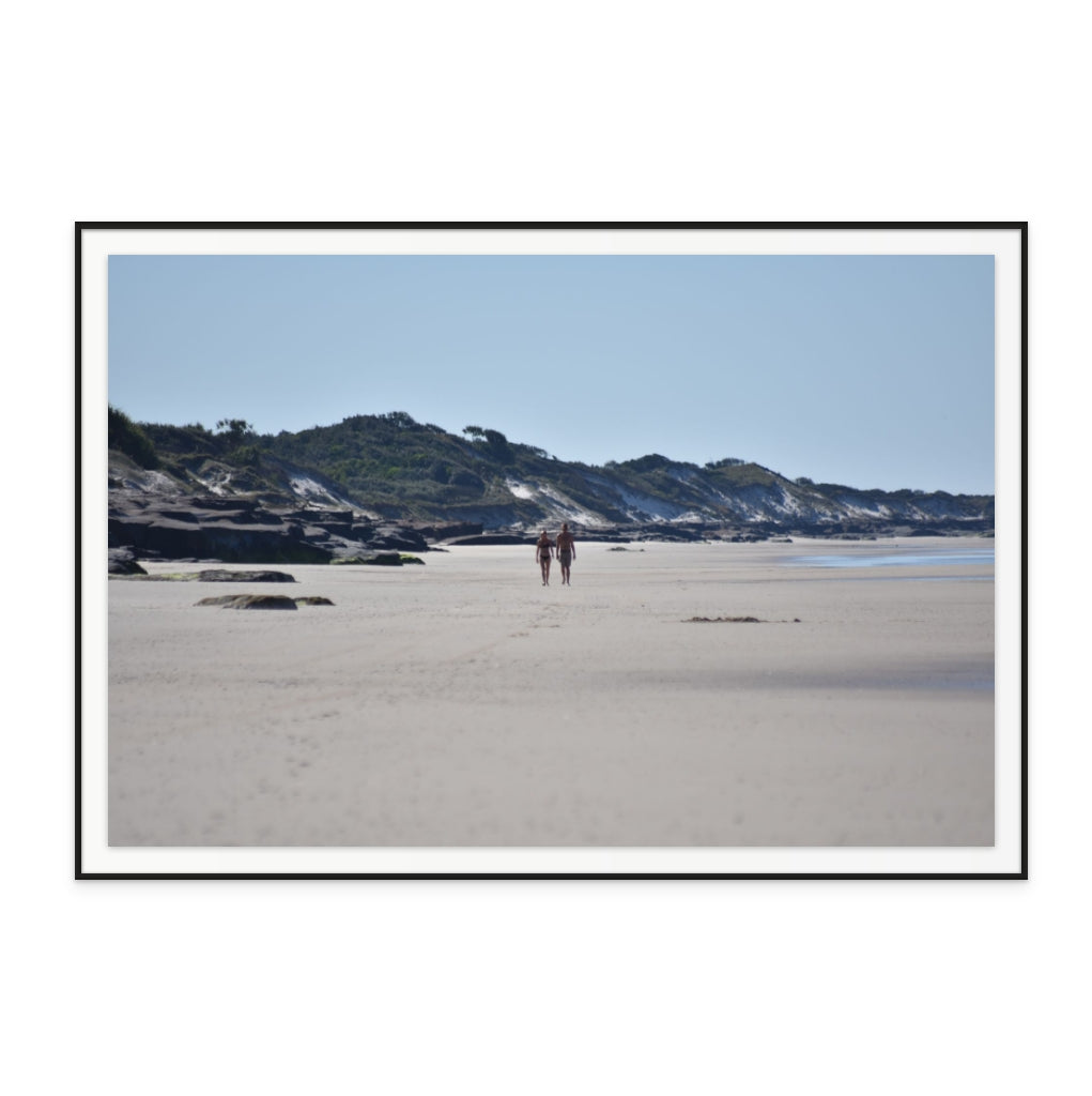 Beach Walk Art Print