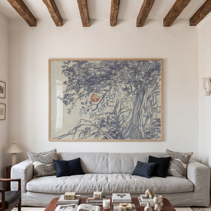 Cuadro "Blue Forest Moon"