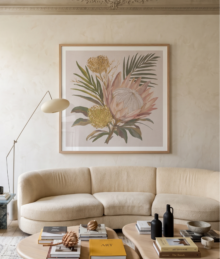 Cuadro "Blush Protea Bouquet"