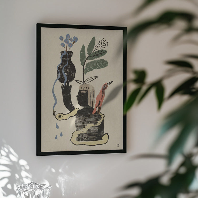 Cuadro "Botanical Spirit Figure"