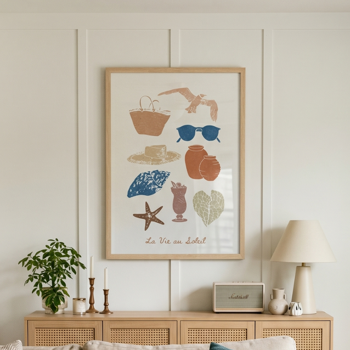 Cuadro "Coastal Summer Essentials"