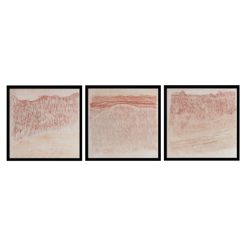 Set de cuadros "Soft Terracotta Textures"