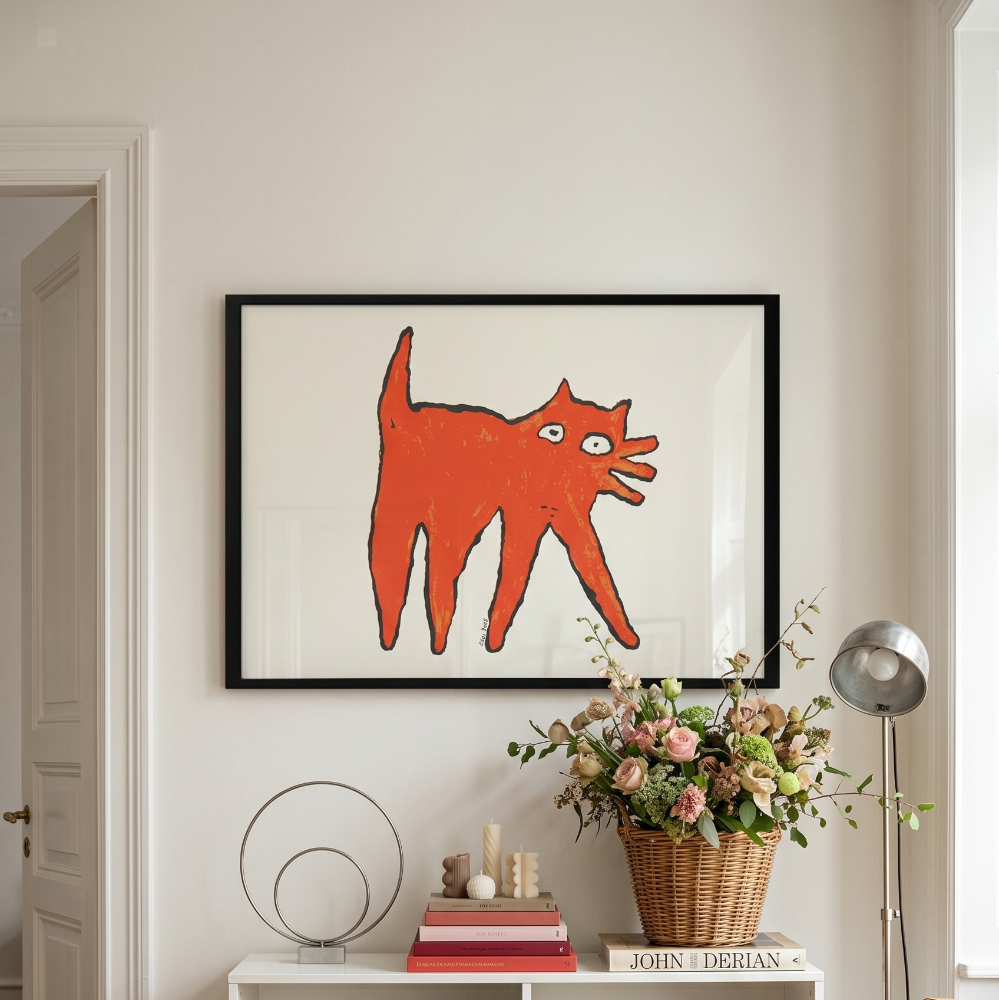 Cuadro "Orange Cat"