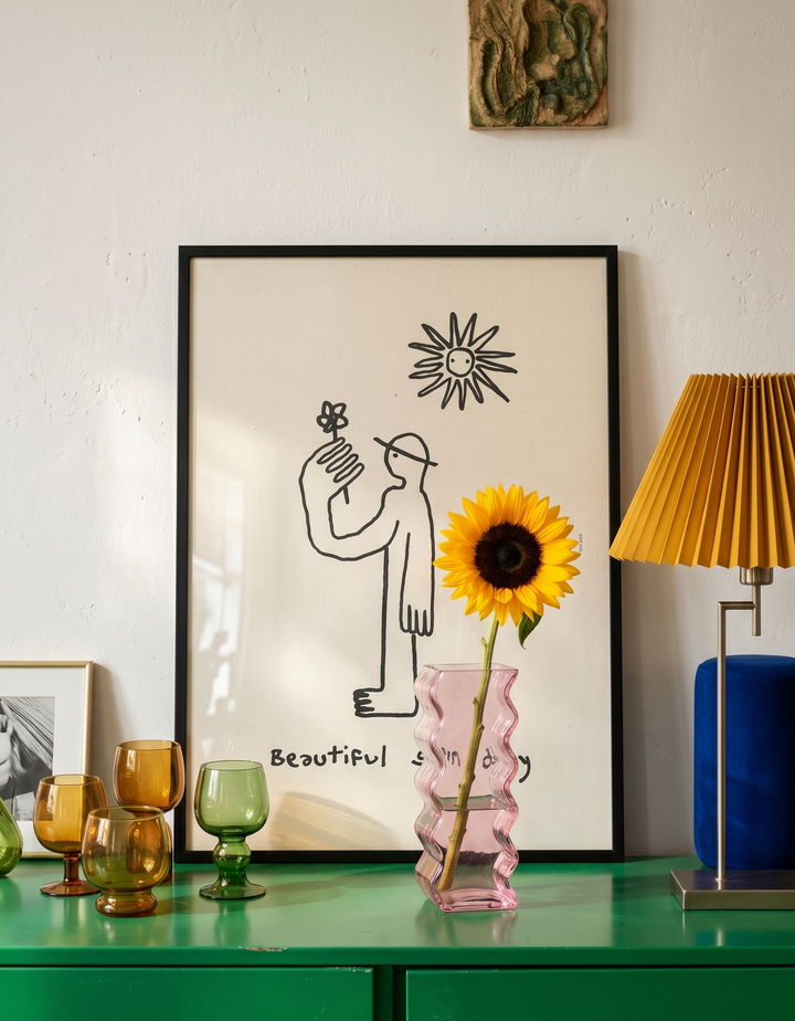 Cuadro "Beautiful sun day"