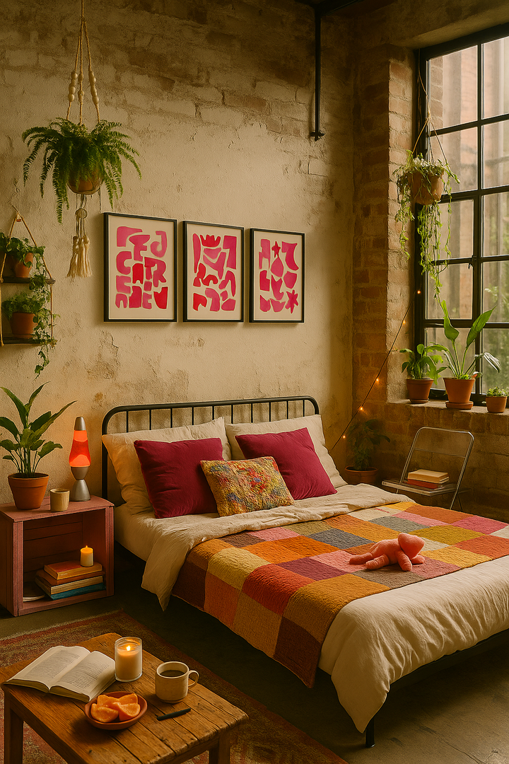 Set de cuadros "A Pink Puzzle"