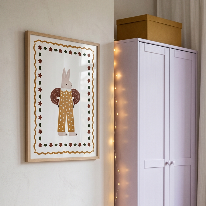 Cuadro "Dotted Bunny Parades"