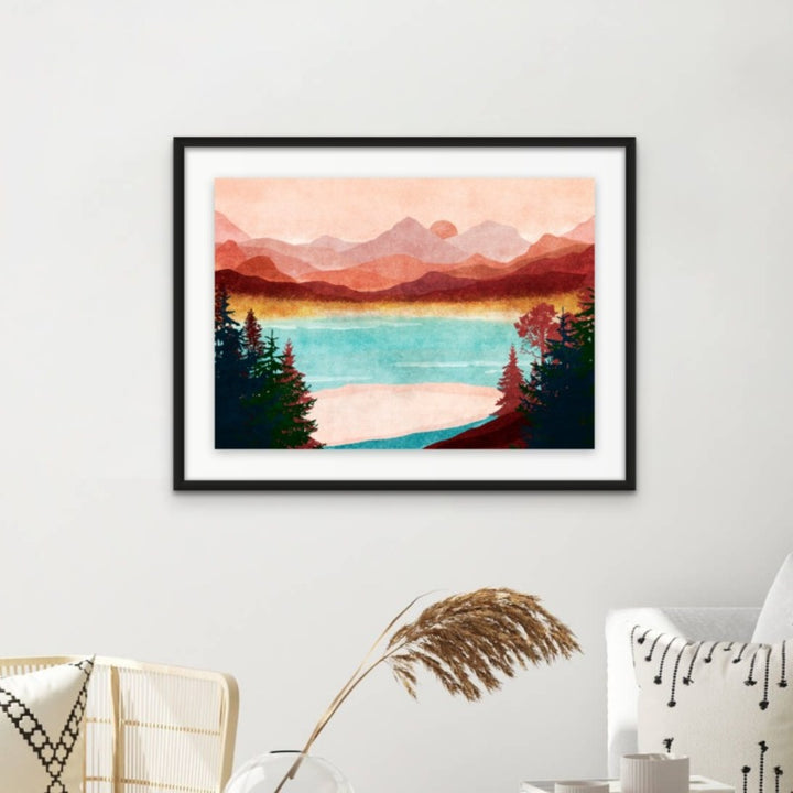 Mountain landscape Art Print