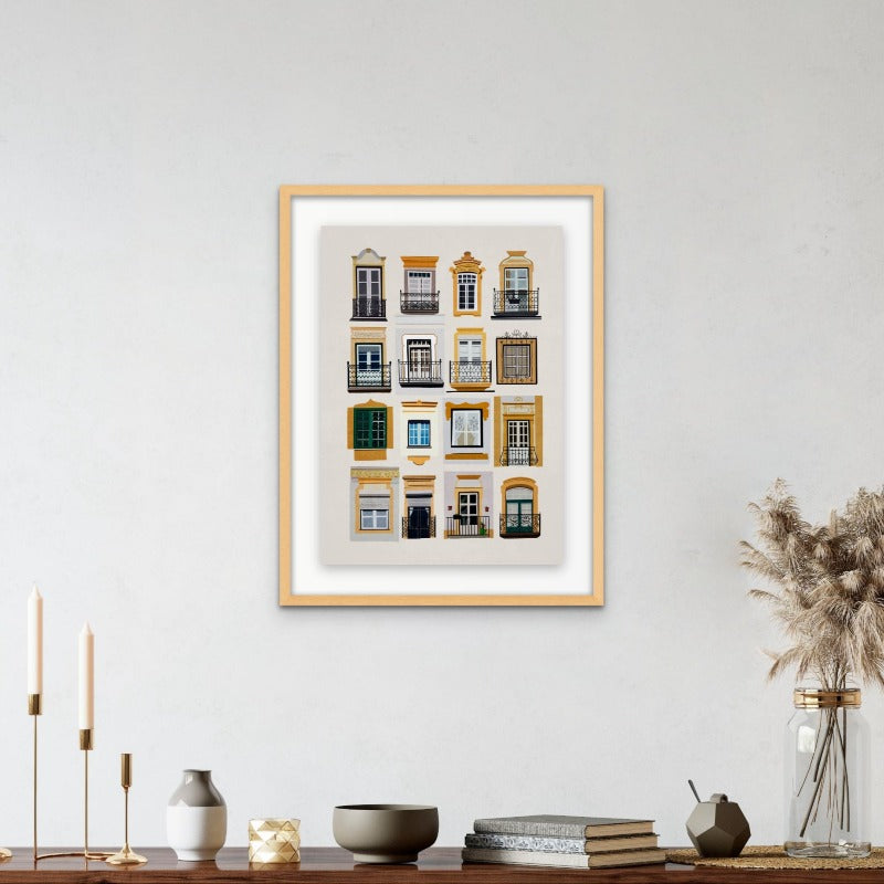 Vintage Windows Art Print