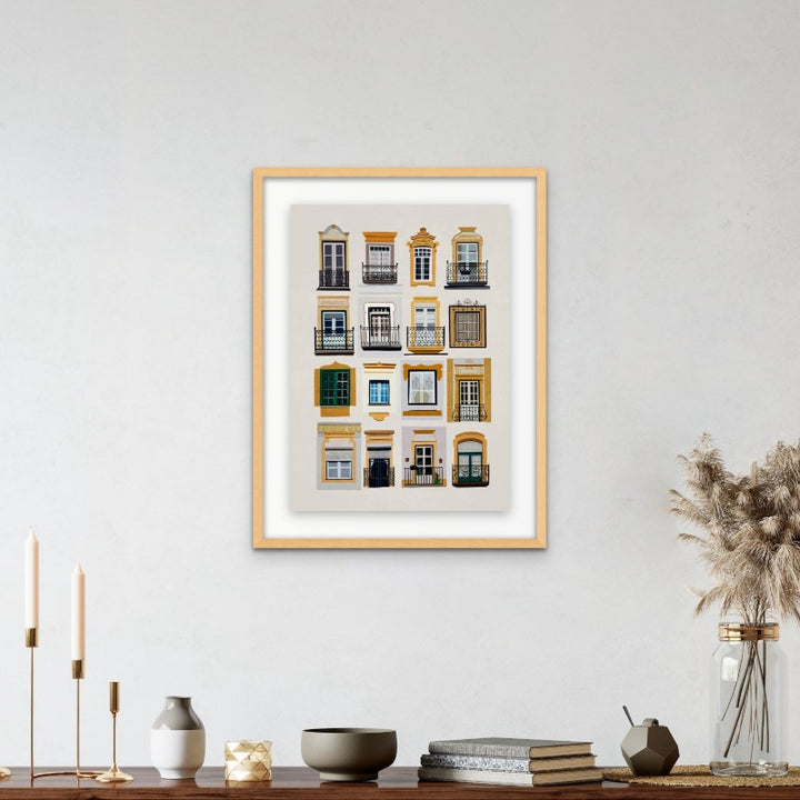 Vintage Windows Art Print