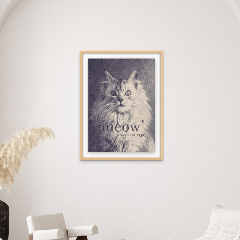 Famous Quote Cat Art Print