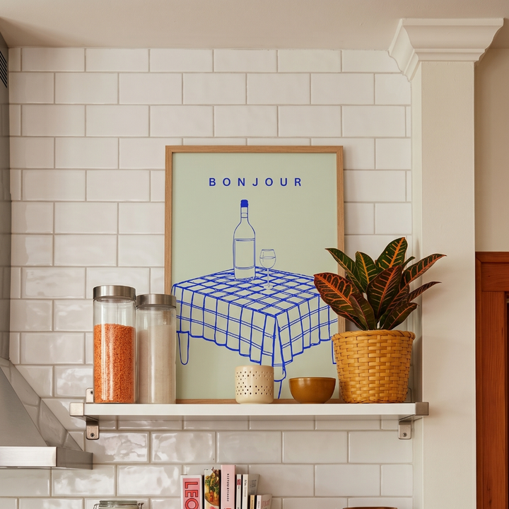Cuadro "Bonjour"
