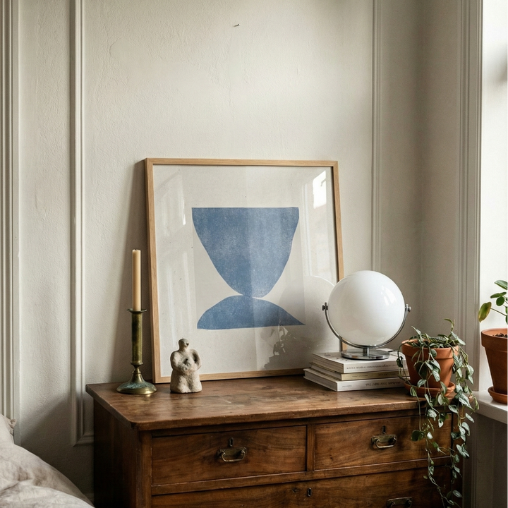 Cuadro "Blue Symmetry"