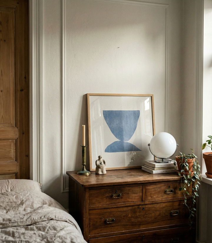 Cuadro "Blue Symmetry"