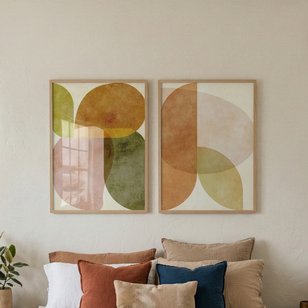 Cuadro "Aqua Shapes4 Kopie"