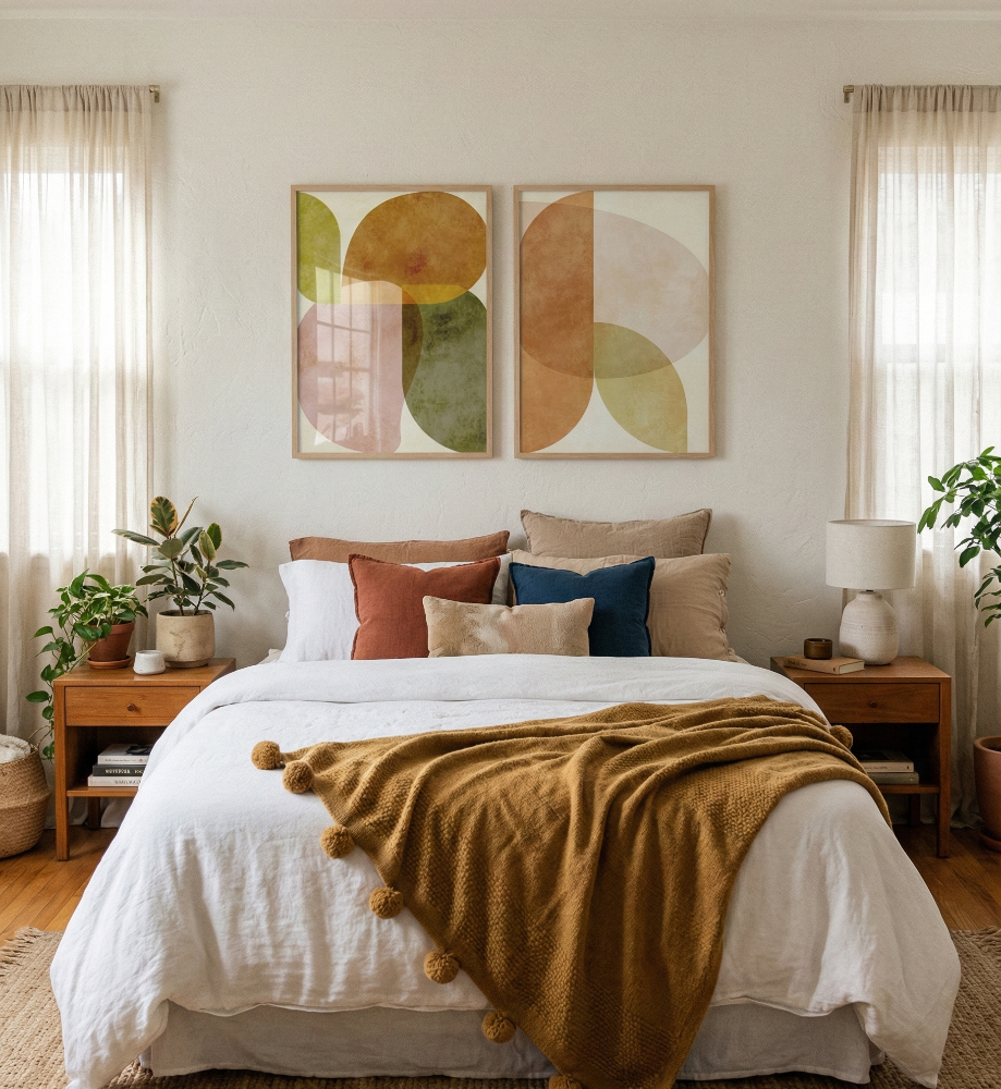 Set de cuadros "Aqua Shapes2 Kopie"