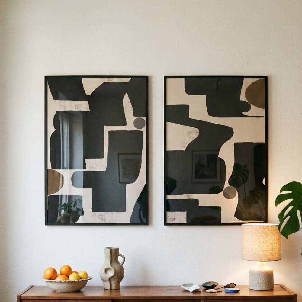 Set de cuadros "Abstract Art"