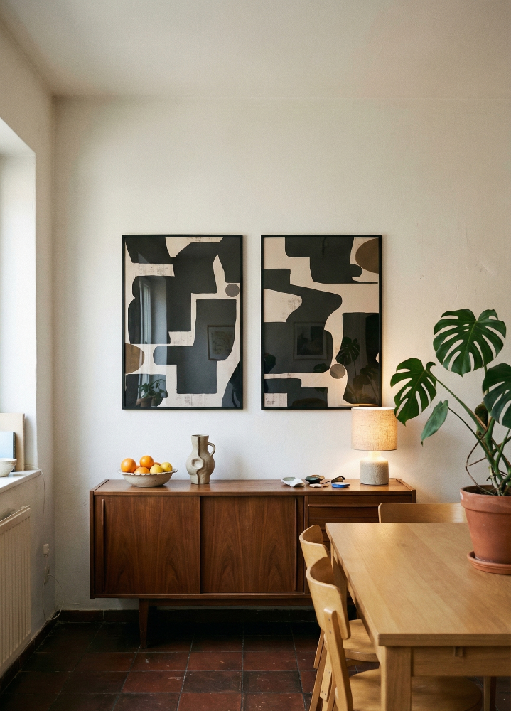 Set de cuadros "Abstract Art"