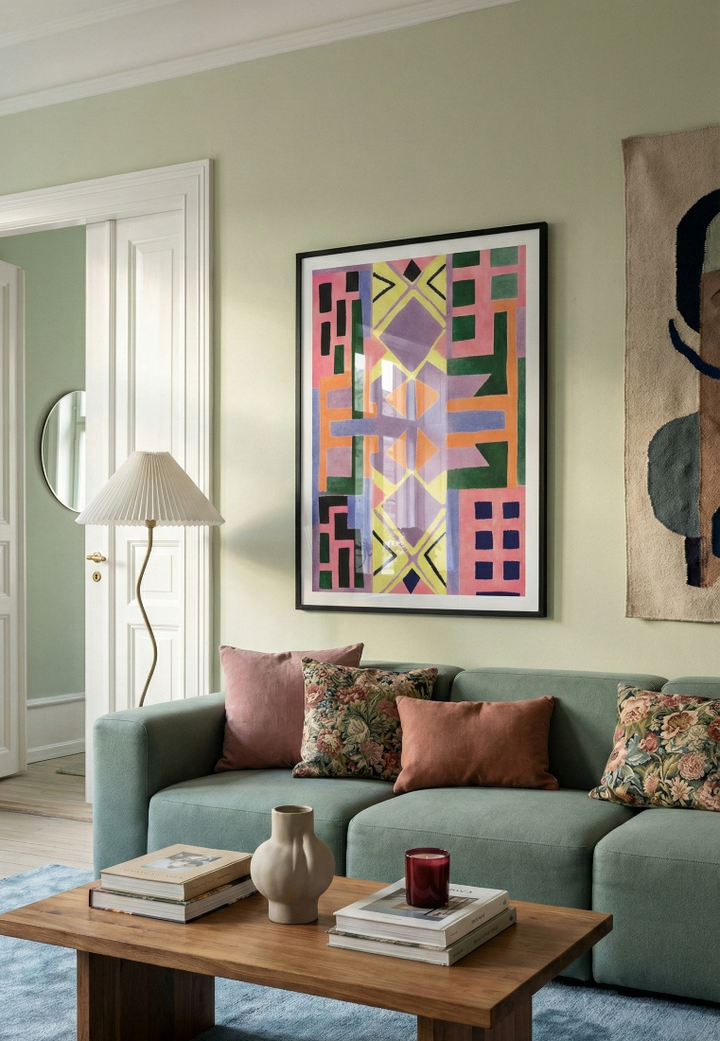 Cuadro "Peru Rug Pattern"