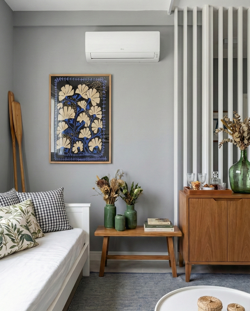 Cuadro "Ever blooming good vibes mustard yellow"