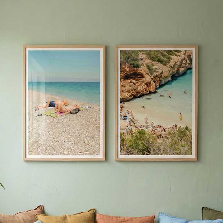 Set de cuadros "Caló des Moro"