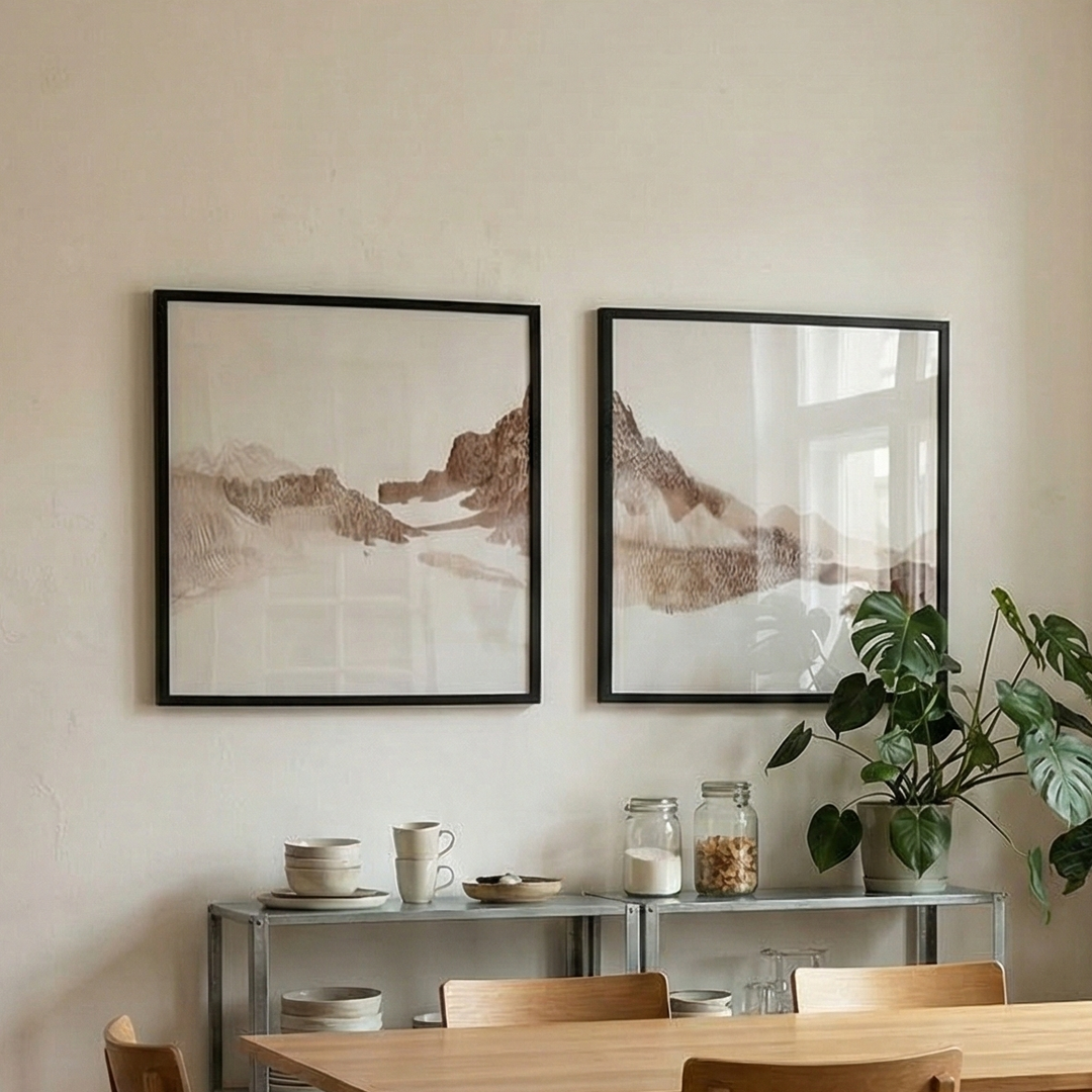 Set de cuadros "Peaceful nature"