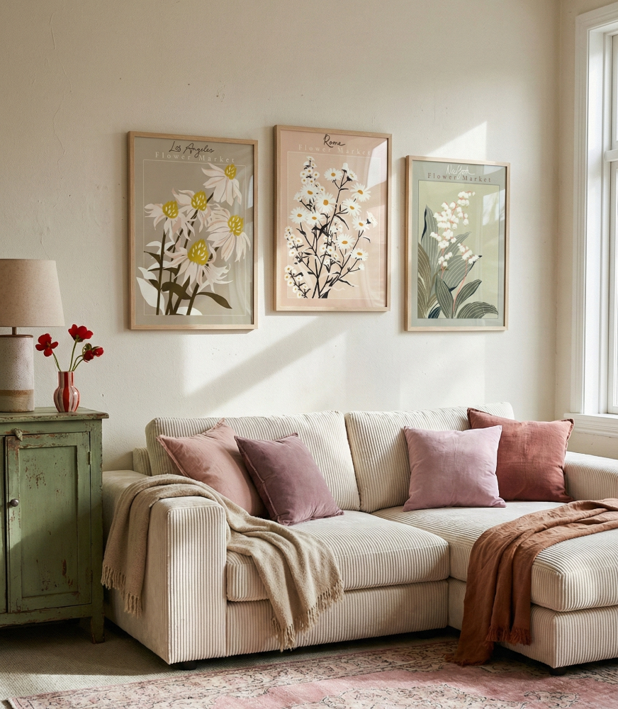 Set de cuadros "Set World Flower Markets"