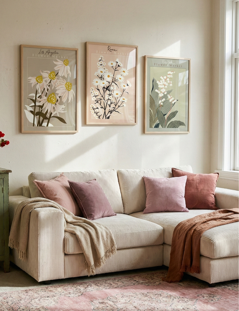 Cuadro "Flower Market Rome Aster"