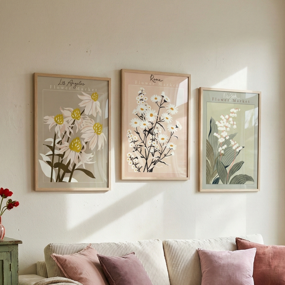 Cuadro "Flower Market Amsterdam Hyacinth"