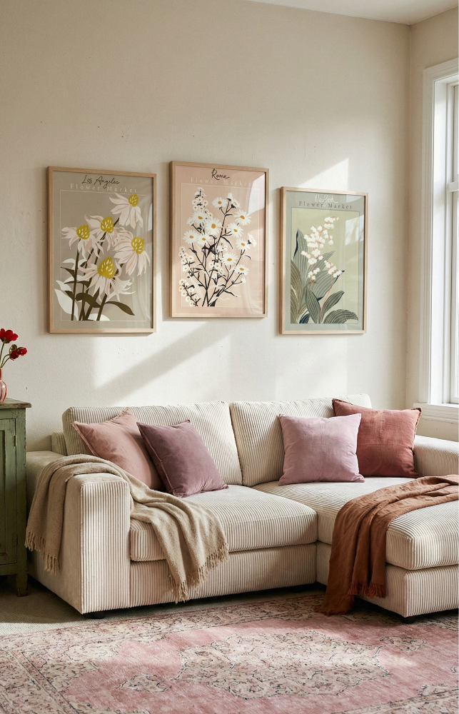 Cuadro "Flower Market Los Angeles Echinacea"