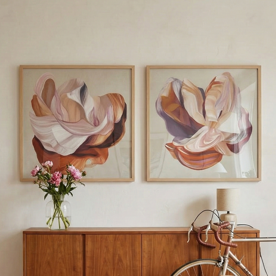 Set de cuadros "Flow Flower"