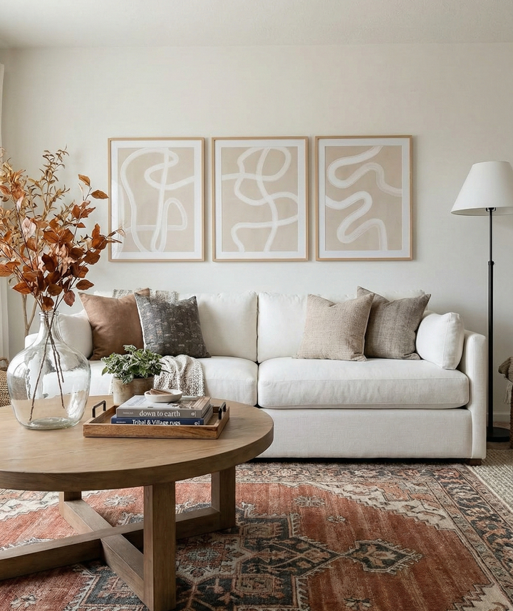 Cuadro "White Brush Stroke Poster No.2"