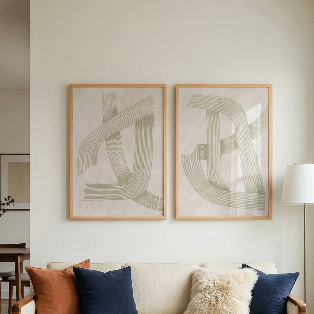 Cuadro "Abstract Sophisticated Line II"