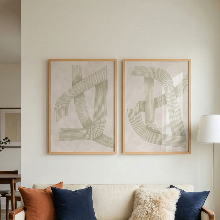 Cuadro "Abstract Sophisticated Line II"