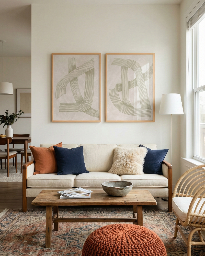 Cuadro "Abstract Sophisticated Line II"