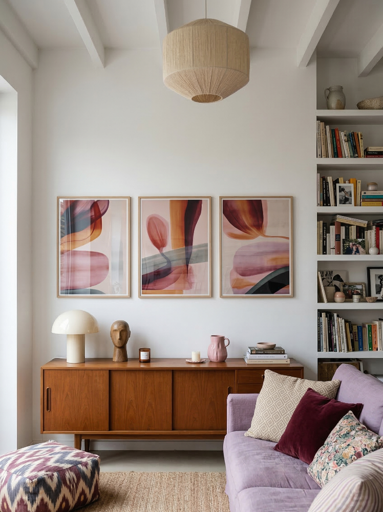 Set de cuadros "Flowing Hues"